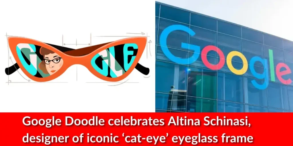 Google Doodle celebrates Altina Schinasi, designer of iconic ‘cat-eye’ eyeglass frame
