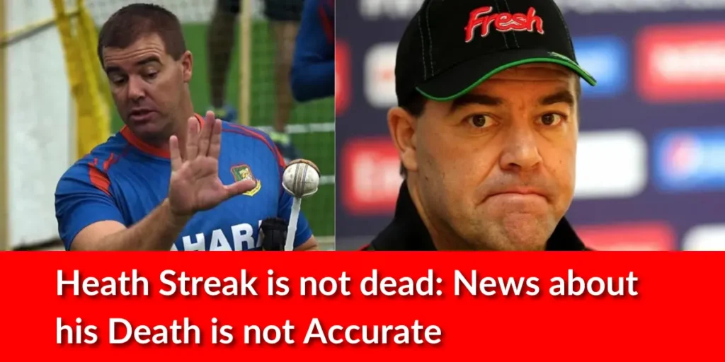 Heath Streak is not dead: News about his Death is not Accurate