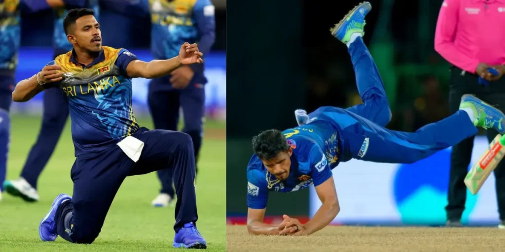 Asia Cup: Sri Lankan Cricketer Maheesh Theekshana Gets Injured in Super 4 Game Against Pakistan