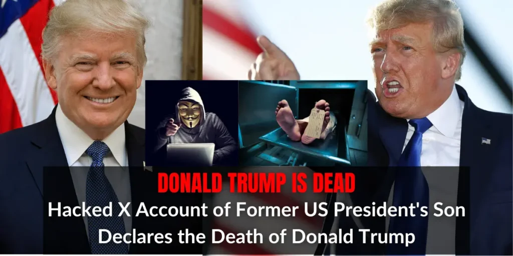 Donald Trump is Dead: Hacked X Account of Former US President's Son Declares the Death of Donald Trump
