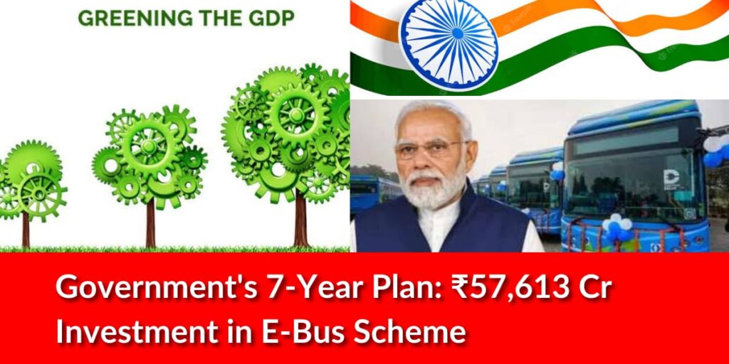 Government's 7-Year Plan: ₹57,613 Cr Investment in E-Bus Scheme